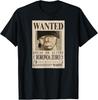 Anime Roronoa Zoro Wanted Poster T-Shirt Mens Womens Tees Top