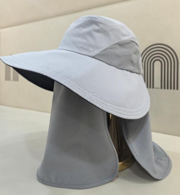 Women's Bucket Hat Summer Hats For Women Sun Protection Outdoor Fishing Hat Mask Neck Sunshade Anti UV Fisherman Cap Foldable