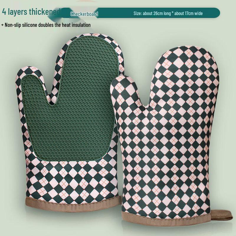 Ru Han Thickened Insulated Oven Mitts