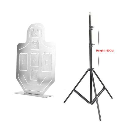 IPSC Shooting Training Target, Stainless Steel Metal Target Outdoor Live CS Shooting Steel Target