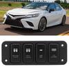 Panel Switch 4 Gang LED Blue Light Driving Lamp with Control Button for Hailax DC Car