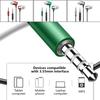 Corded Earbuds In-Ear Headphones Earphones with Microphone Noise Isolation Corded 3.5mm Ear Buds for Phone Computer