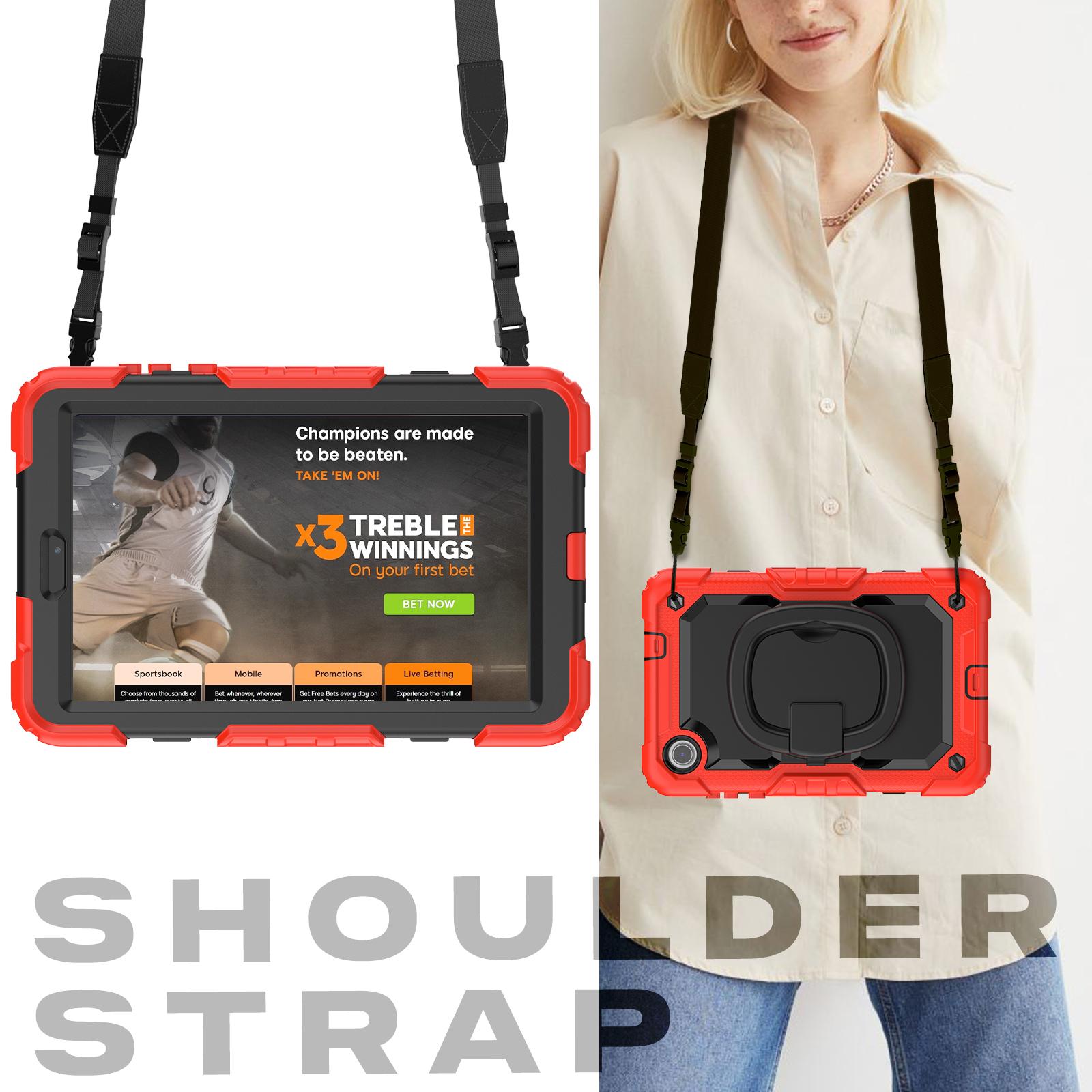 

Stand Case Universal For Lenovo Tab M8 4th Gen 2024 2023 8.0 inch TB-301FU TB-301XU TB-300FU TB-300XU Rotating Handle Grip Cover M8 4thGen TB300FU XU