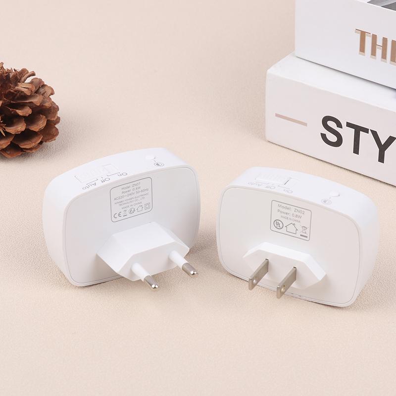 Led Night Light Motion Sensor Eu Us Plug Lamp Nightlights For Children Bedroom Decoration Hallway Stairs Wc Bedside Night Lamp