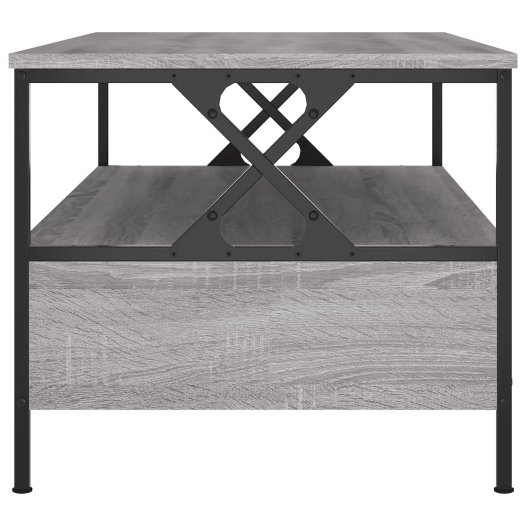  Coffee Table, Grey Sonoma Oak, 100x51x45 Cm
