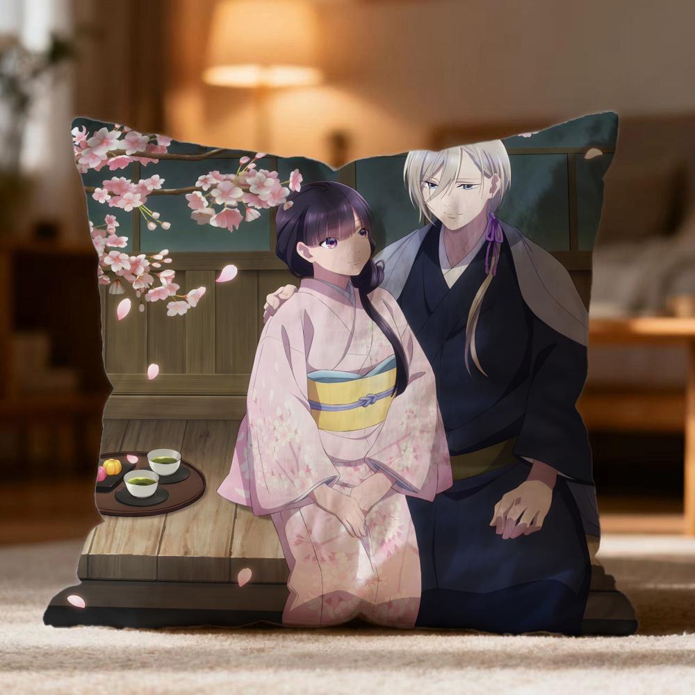 Fashion MMy Happy Marriageer Cushion Cover Soft Washable Pillow Case Multi-Scene for Couch Bed Travel Office Use