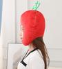 [DOKiDOKi] Tomato Hat Cosplay [Cute] Transformation Headwear Kigurumi Headgear Cute Halloween Vegetable Greengrocer Tomato Italian Food Stall