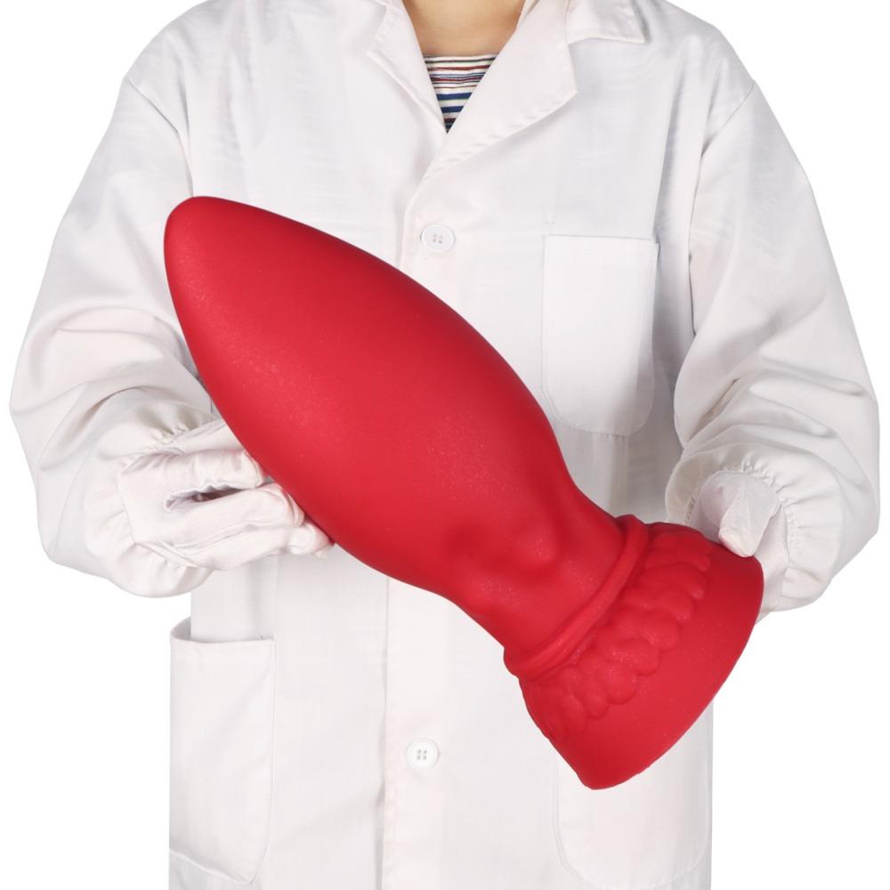 Large Soft Silicone Anal Plug for Men Women - Oversized Butt Plug for Deep Stretching, Extra Thick Adult Sex Toy