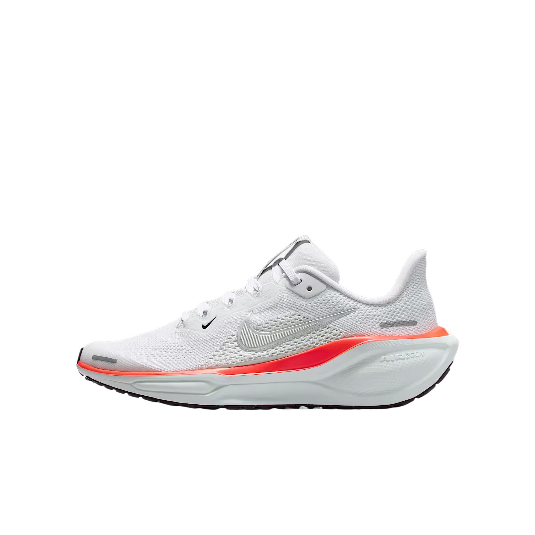 

Nike Air Zoom Pegasus 41 GS Белый Ярко-малиновый Детские кроссовки Едва-зеленый Металлик-серебристый FN5041-108 36