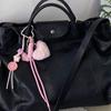 Stylish Heart Keychain Pendant Purse Decoration Unique Key Holder Perfect for Backpacks Wallets or Home Decoration