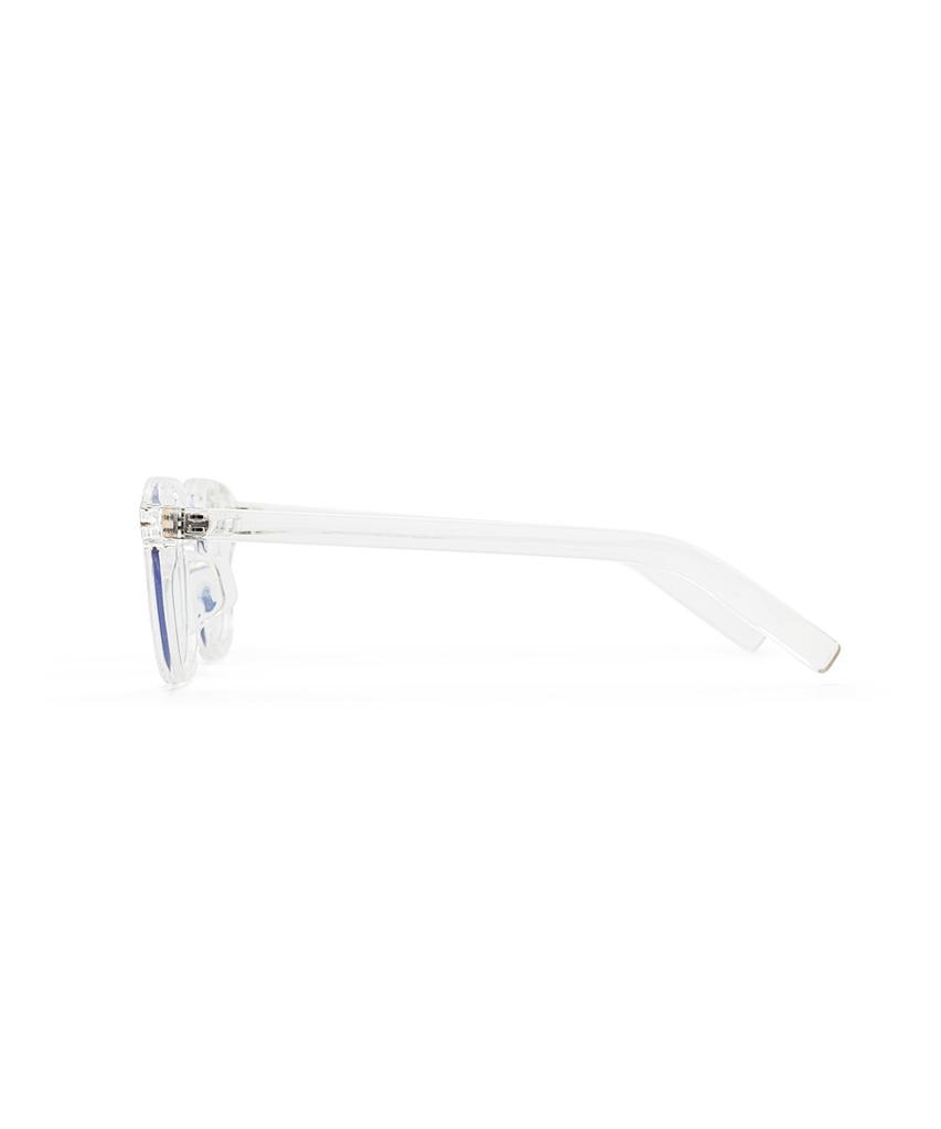 Lukadiseu L21 Corsica Arnel Square Horn-Rimmed Clear