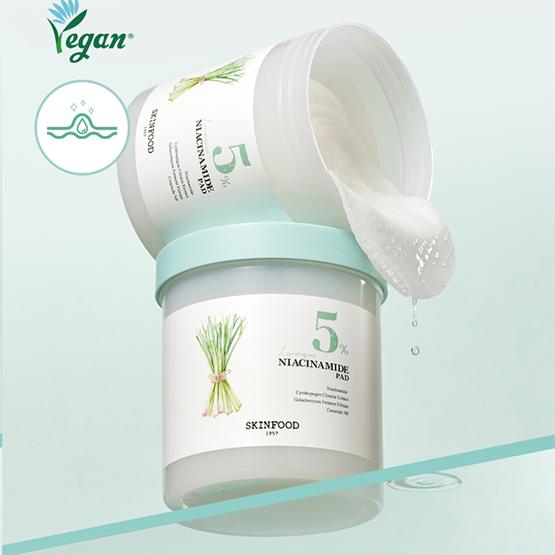 Skinfood Lemongrass Niacinamide 5% Pad 60EA