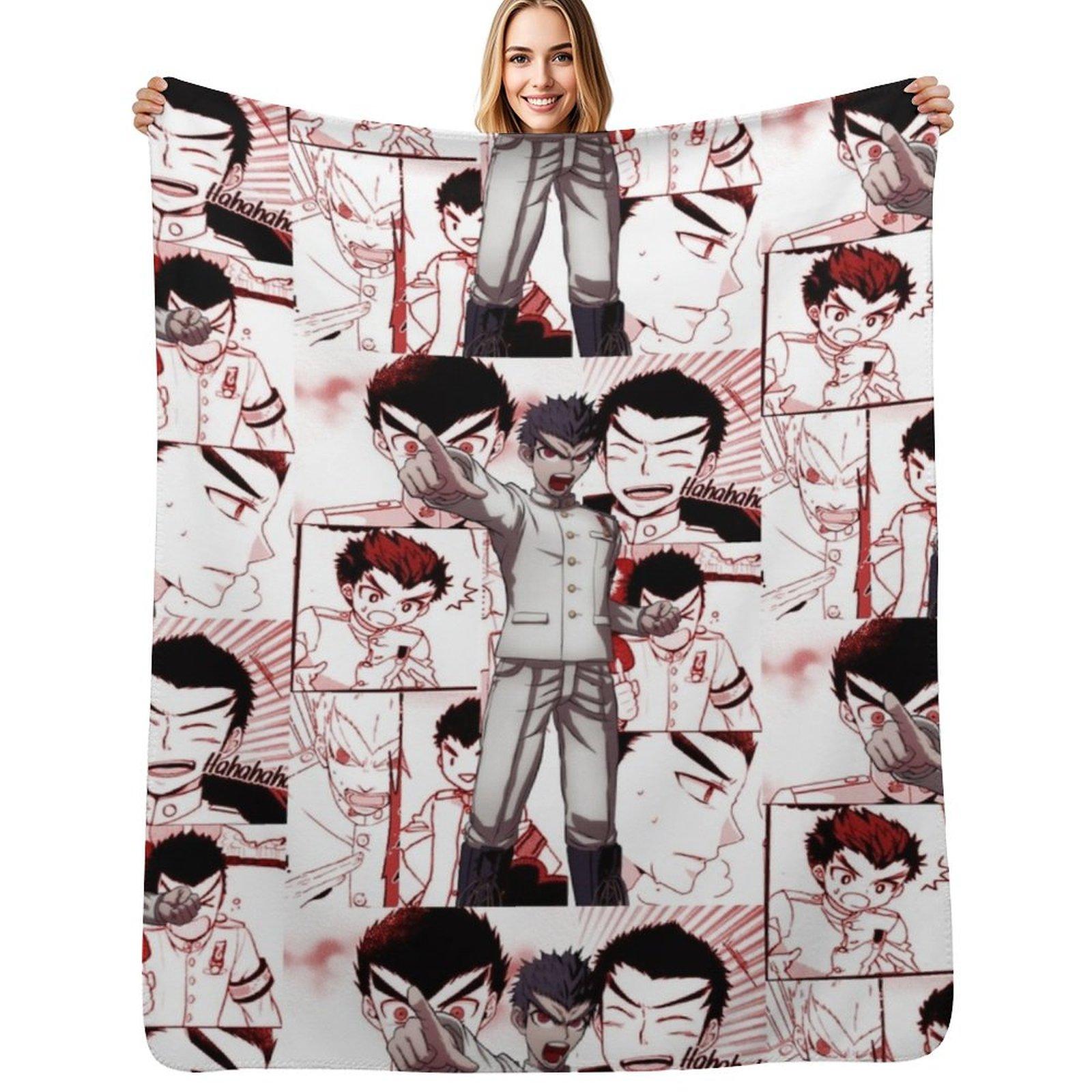 Kiyotaka Ishimaru Manga Collage Throw Blanket heavy to sleep Polar Furrys sofa bed Blanket 75X95CM
