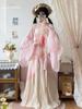 2026 New Women's Tang Dynasty Hanfu: Qi-Xiong Embroidered Water Sleeves Pleated Skirt Set for Daily Spring/Summer Wear