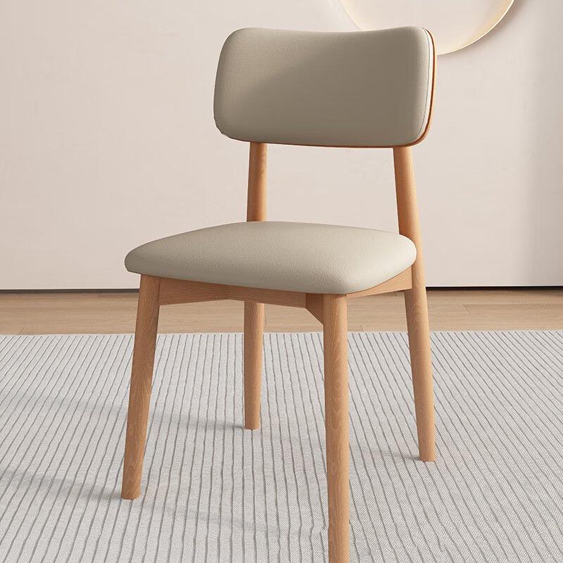 Shengbei Dining Chair - Wood & White
