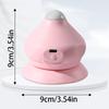 Vibrate Adsorption Type Massager Ball Relaxation Boost Flexibility Silicone Massage Cone Multi-Function Ergonomic