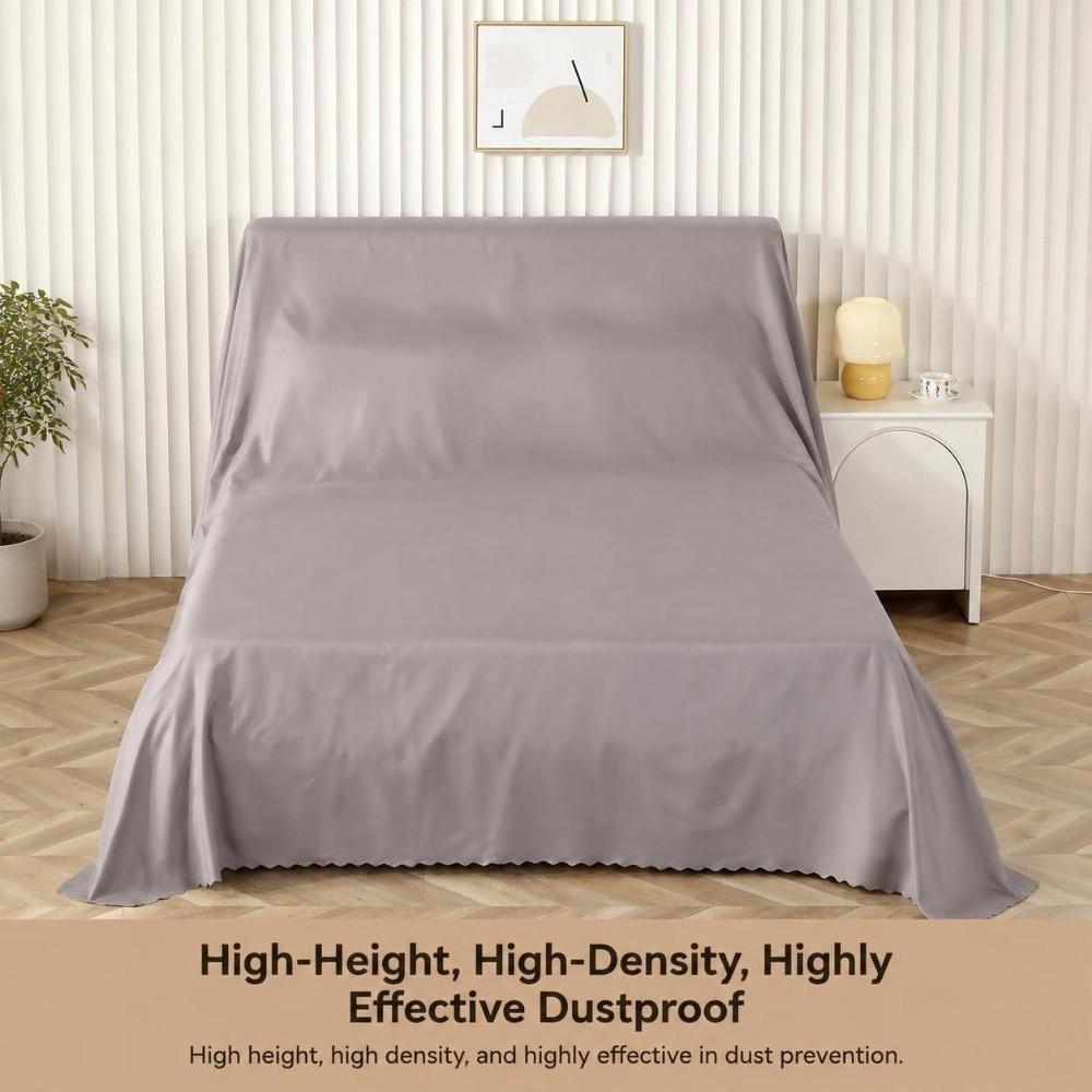 Grey Dust Proof Sheet Breathable Fabric Furniture Protector Anti‑Dust Cloth  Outdoor Garden