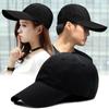 2025 Men's 11cm Extended Visor Baseball Cap for Big Head UV Sun Hat Quick-Dry Breathable Unisex Wide Brim Outdoor Golf