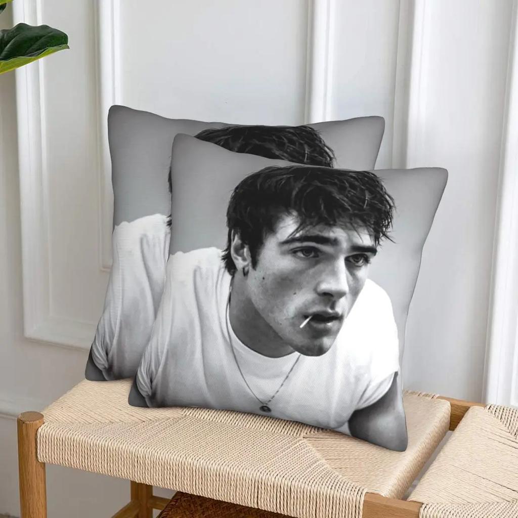 Jacob Elordi Australian Actor 2 Pcs Square Pillowcase Pillow Cover Cushion Decor Comfort Throw Pillow For Home Living Room