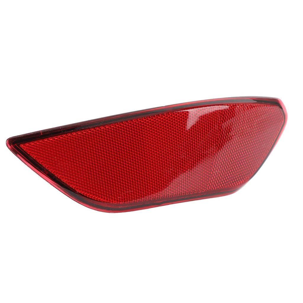 Pair of Rear Bumper Reflector Trim Sturdy ABS Material Red Lens Bumper Reflector Strip Cover