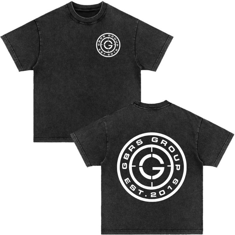 Forward Observations Group Be Seeing You Washed Vintage T-shirt Skeleton Graphic Punk Gothic T-Shirts Men Women Oversized Tshirt