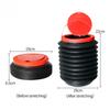 1/2 car trash can Car wash Retractable storage bucket Folding garbage organizer Trash can universal black