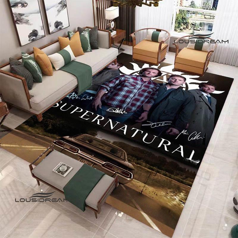 Supernatural Join the Hunt printed carpet Non-slip carpet outdoor carpets area rug bedroom decor rug for bedroom birthday gift