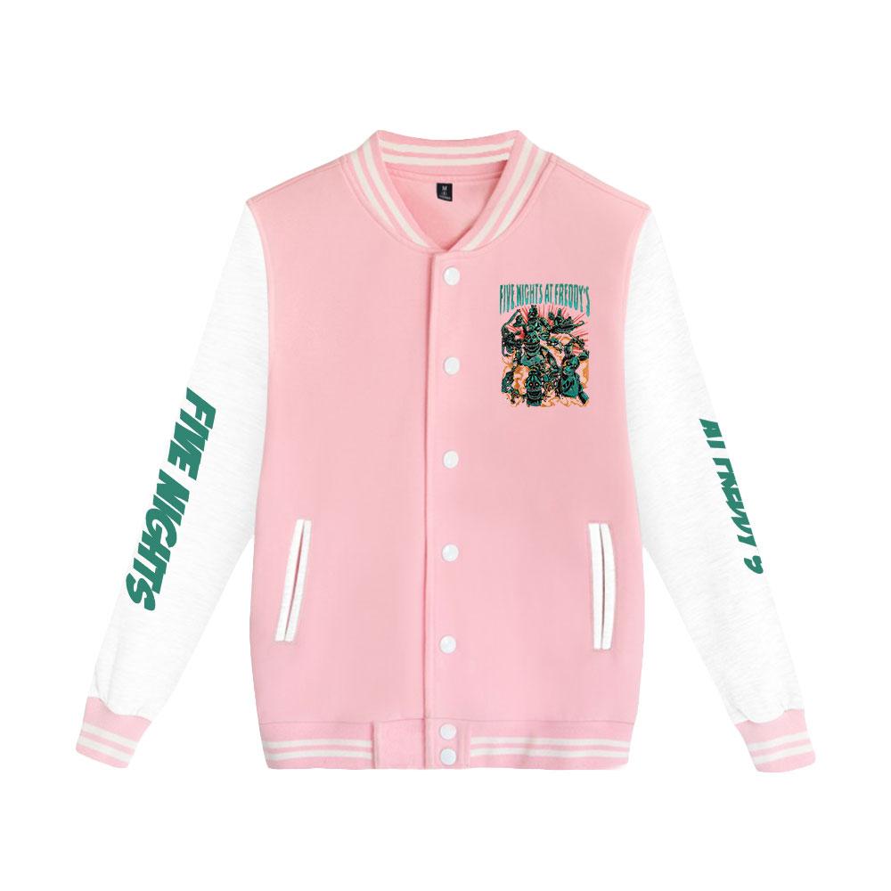 Fünf Nächte bei Freddy's Baseball Jacke Männer Frauen Hip Hop Harajuku Jacken Streetwear Kinder Jungen Mädchen Lose College Mäntel