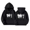 Girls' Long Sleeve Hoodie with Graphic Print and Pockets Casual Pullover Sweatshirt