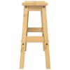 VidaXL Bar Stools 2 pcs Honey Wax 44 x 30 x 63 cm Solid Pine