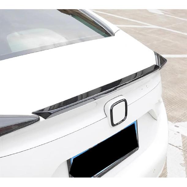 Acessórios Automotivos Adequados para Honda Civic 10ª Geração 2016-2021 ABS Exterior Lábio Spoiler Asa Traseira Tampa Guarnição (Preto brilhante) Conjunto de 1 peça
