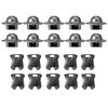 Blocs de Construction Médiévaux Soldat Figurine Accessoires Capes Boucliers Casques Lances Arbalètes Armures Briques Couteau Supports Jouet Cadeau