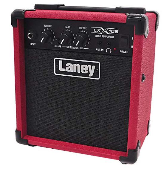 

Усилитель басового комбо Laney 10 Вт LX10B красный