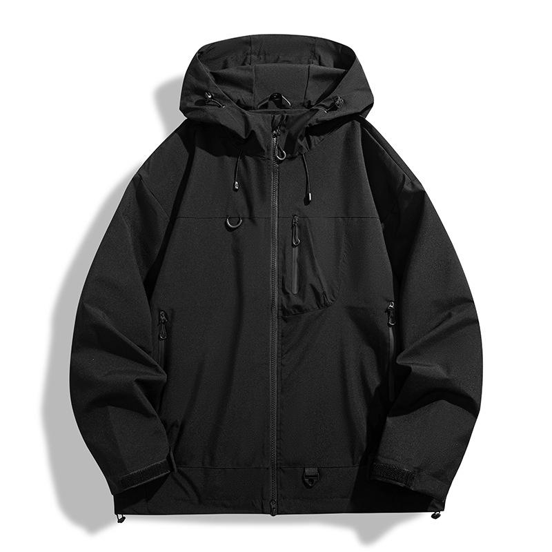 Hooded New Top Jacket Outdoor Three-proof Jacket Spring and Autumn
