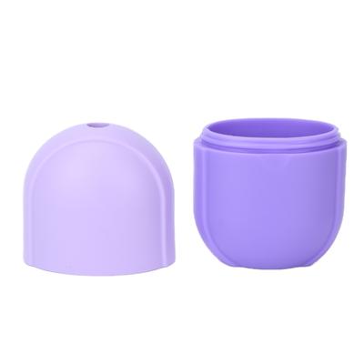 Facial Ice Massage Cup Inflammation Pain Relief Silicone Ice Compress Massage Roller(Dark Purple Light Purple )