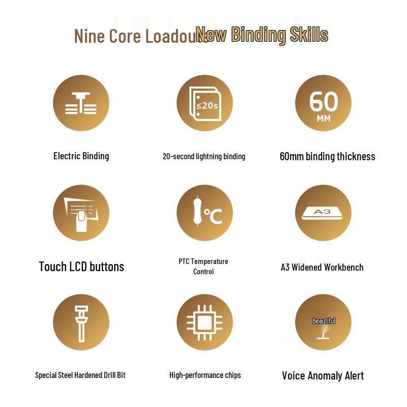 Comet PC-600 Automatic Financial Document Binding Machine