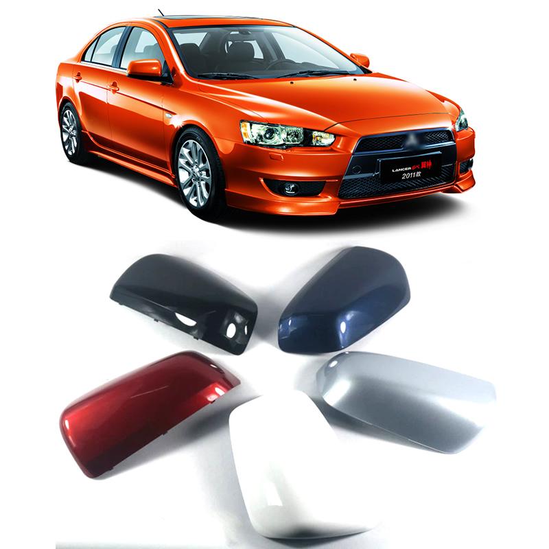 Для Mitsubishi Lancer EX 2009 2010 2011 2012 Автоаксессуары Крышка зеркал заднего вида Корпус зеркала заднего вида Цветной 1pcs white left