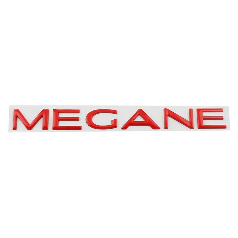 Car Metal Trunk Words Letters Logo Emblem Badge Decals Sticker For Renault Megane 1 2 3 4 5 RS GT Styling Parts Accessories Z999