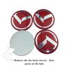56mm 4PCS Car Wheel Center Hub Sticker Accessories for KIA K7 K9 K2 K3 K5 KX3 Rio Sportage Sorento Ceed RIO Soul Stinger