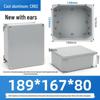Outdoor Waterproof Die-Cast Aluminum Junction Box with Sealed Push Button Switch