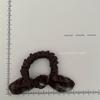 Dongdaemun Plaid Leopard Print Bow Hair Tie - Versatile Autumn/Winter Accessory