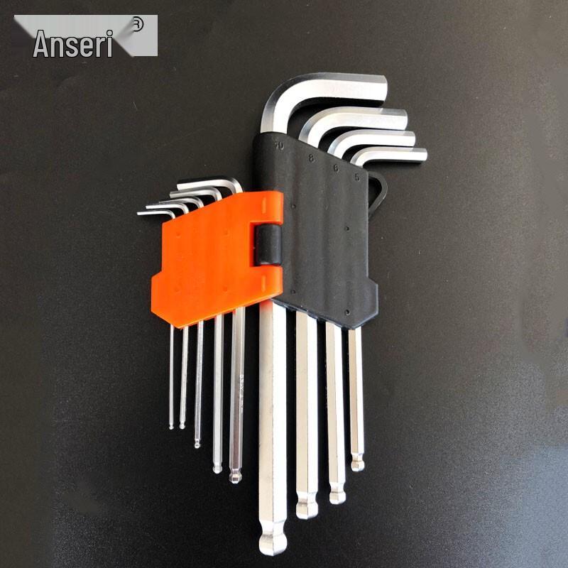 Ansell 9-Piece L-Type Hex Key Set