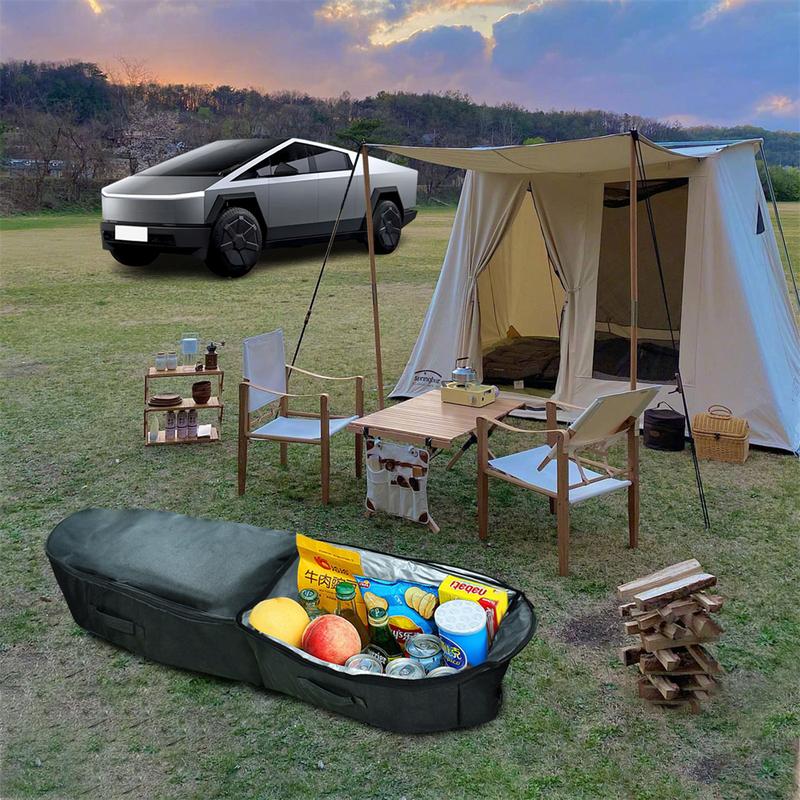 2pcs Front Trunk Oxford ulation Cooler Storage Bag for Tesla Cybertruck 2024 Waterproof Organizer Stowing Tidying Accessories