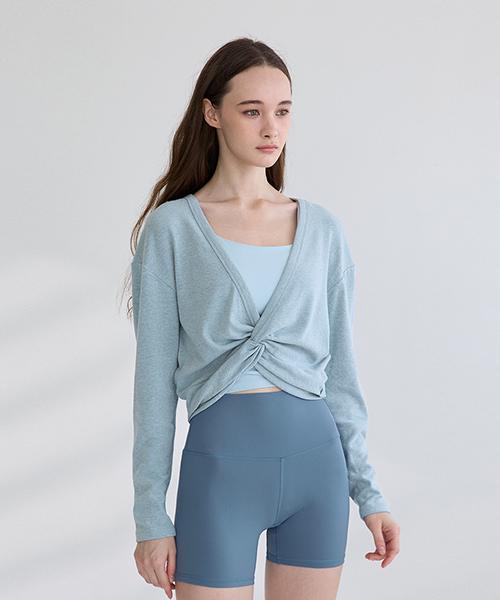 Reina Mora Warm Twist Knit Cover-Up Angels Blue 2