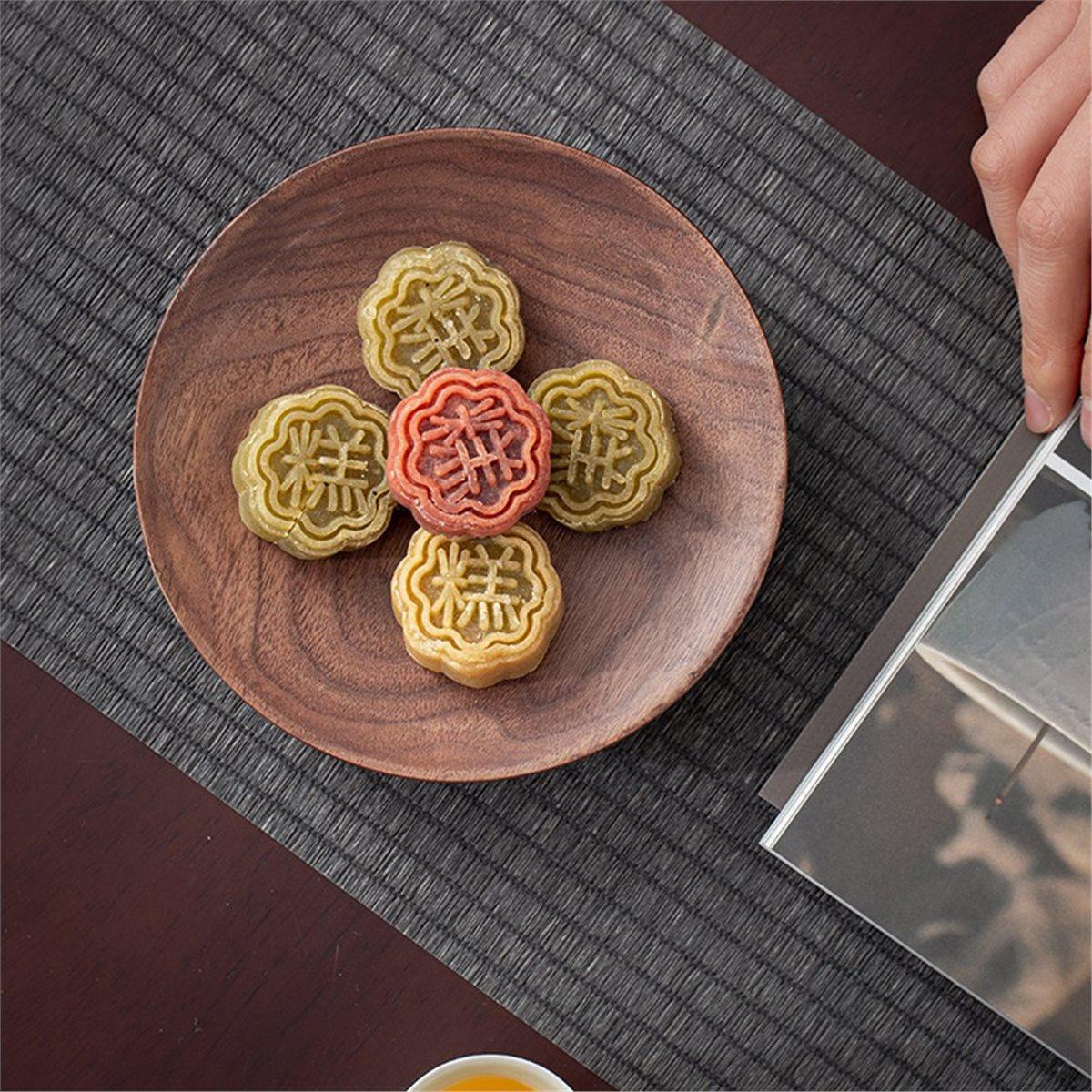 

Exquisite Walnut Wooden Tea Tray for Dried Fruits, Snacks, and Desserts China Mainland