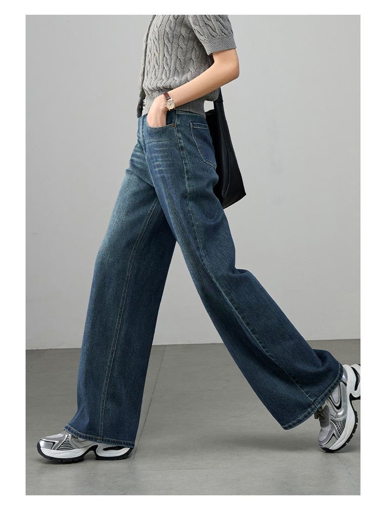 Yalida Women's Relaxed Fit Floor Length Denim Jeans