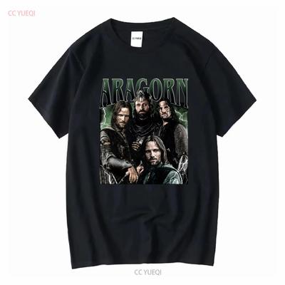 Aragorn Lotr T Shirt Women And Man Viggo Mortensen Vintage Long or Short Sleeves Vintage Washed Unisex Stretched Breathable