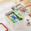 Large Capacity Medicine Box Portable Home First Aid Medical Kit Family Emergency Medicine Box With Multi-Layer Drug Storage Case