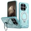 For Magsafe Magnetic Ring Holder Case For Xiaomi 17T 17TPro Wireless Charging Armor Shockproof Silicone Hybrid Cover For 17T Pro