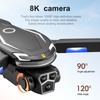 V888 Drone: 8K HD Aerial Photography with 3 Cameras, Long Battery Life, and Brushless Motor Remote Control.